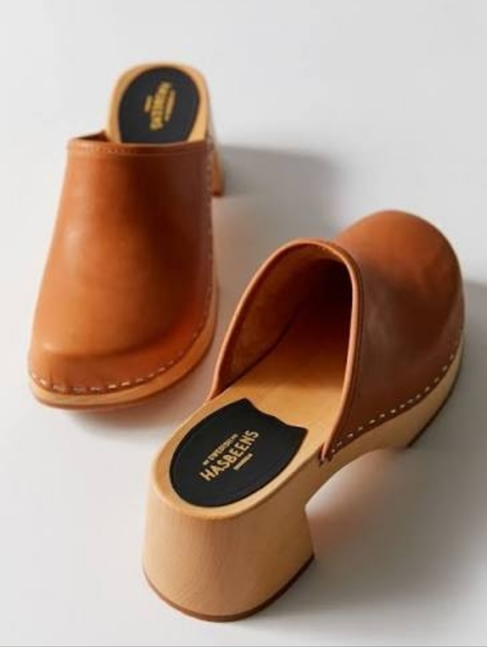 Swedish Hasbeens Nature Clog Mules